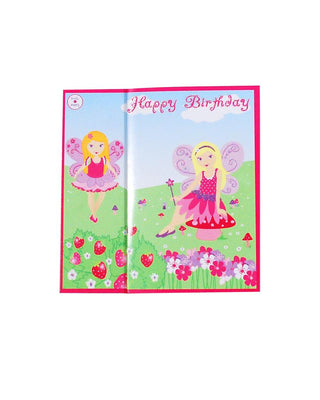 Fairy Meadows Birthday Card - Pink Poppy